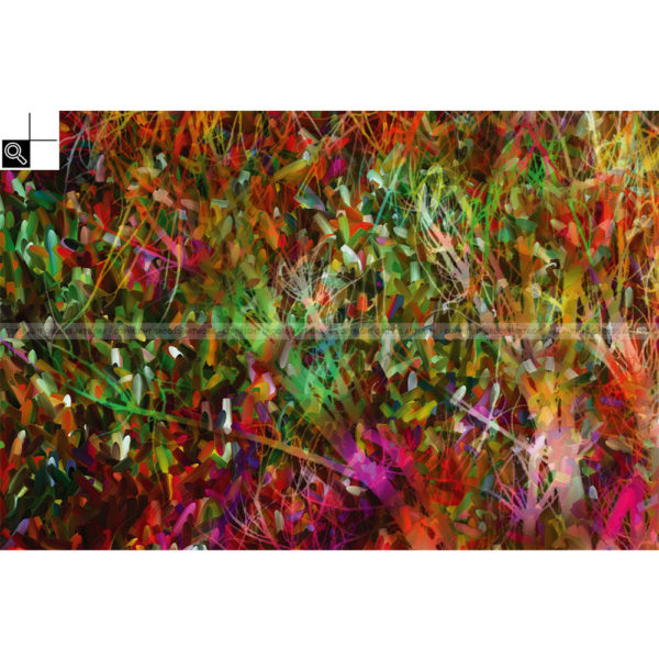 Waste colors : 60 x 40 cm – Grafisk kunst på lærred af Søren Grooss – Årstal : 2013