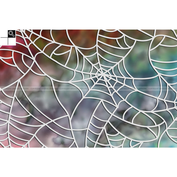 Spider on heroin : 60 x 40 cm – Grafisk kunst på lærred af Søren Grooss – Årstal : 2016