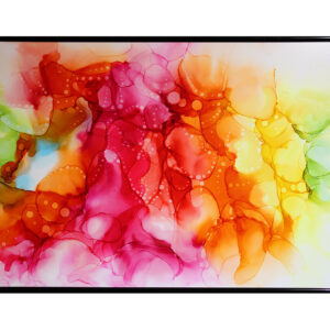 State Of Mind A3 - Alcohol ink på yupo papir - Af Søren Grooss